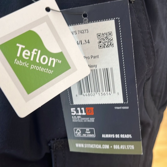 HP 🎉 5.11 Tactical navy pants NWT 34x34 - Picture 13 of 14